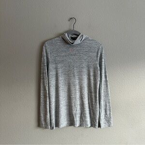 Banana Republic LuxeSpun Heather Gray Turtleneck Top Medium